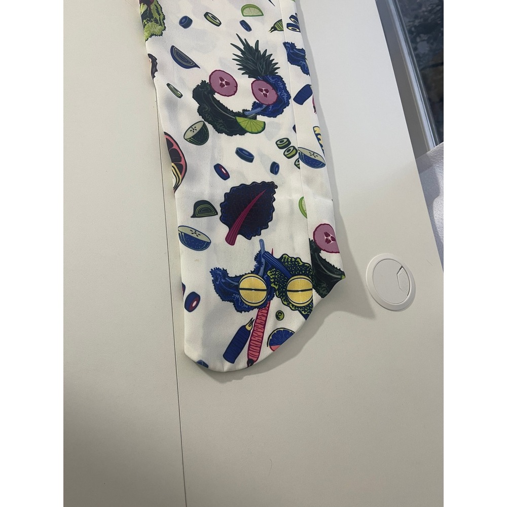 Opening Ceremony Fun Whimsical Print Ankle Trousers White Multicolor Size 2 NWT - Picture 9 of 11